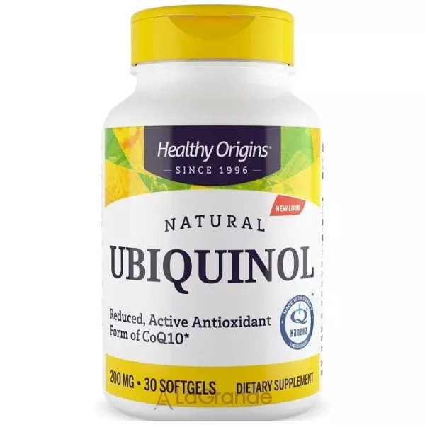 Healthy Origins Ubiquinol 200 mg ( Active form of CoQ10 ) �������� (Kaneka QH) 200 �� � ��������