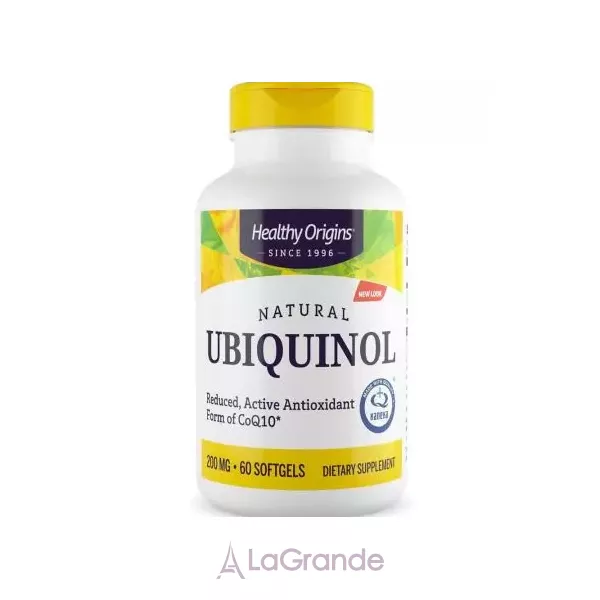 Healthy Origins Ubiquinol 200 mg ( Active form of CoQ10 ) �������� (Kaneka QH) 200 �� � ��������
