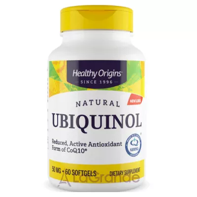 Healthy Origins Ubiquinol 50 mg ( Active form of CoQ10 )  (Kaneka QH) 50   