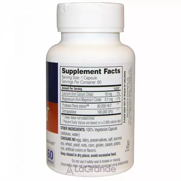 Enzymedica High Activity Serrapeptase ������������ ��� ������