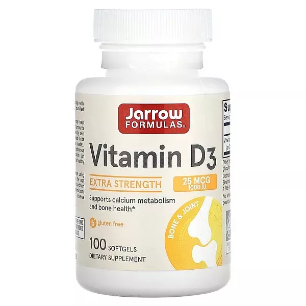 Jarrow Formulas Vitamin D3, 1000 IU ³���� D3 ���������������
