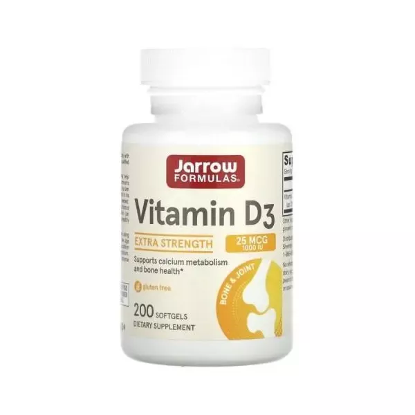 Jarrow Formulas Vitamin D3, 1000 IU ³���� D3 ���������������