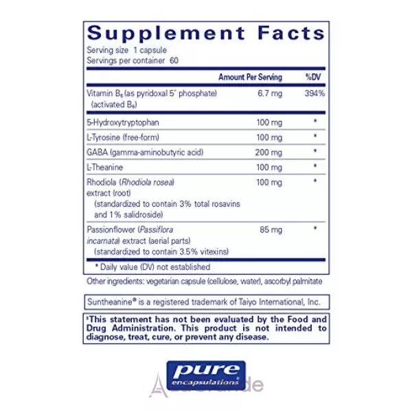 Pure Encapsulations Emotional Wellness ������������� ��������
