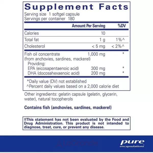 Pure Encapsulations EPA/DHA Essentials ������� ���/���