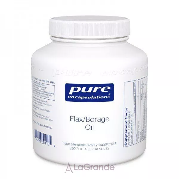 Pure Encapsulations Flax/Borage Oil ������� ����� � ����� ����������