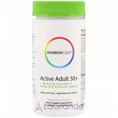 Just Once, Active Adult 50+, Food-Based Multivitamin, 30/90 Tablets  50+ ( Active Adult) 30/90 