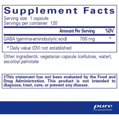 Pure Encapsulations GABA  (- ) 700 