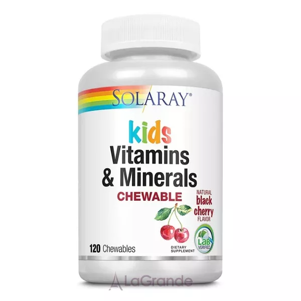 Solaray Kids Vitamins & Minerals Black Cherry ³����� �� ������� ��� ���� � ��������� ���������