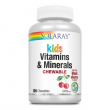 Solaray Kids Vitamins & Minerals Black Cherry 120pcs