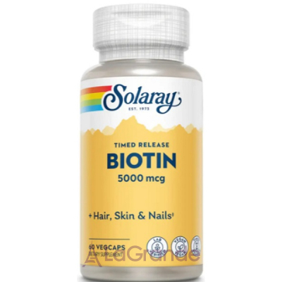 Solaray Biotin 5000mcg   