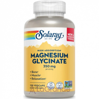 Solaray Magnesium Glycinate 350 mg     