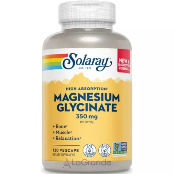 Solaray Magnesium Glycinate 350 mg ������� ������� ������� ������� �