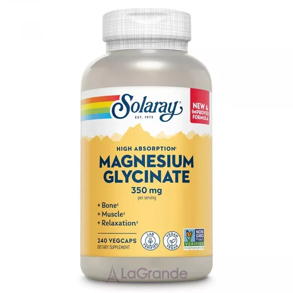 Solaray Magnesium Glycinate 350 mg ������� ������� ������� ������� �