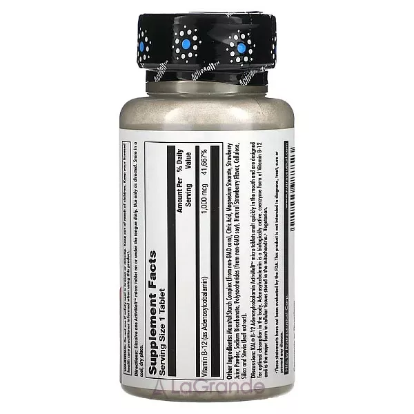 KAL B-12 Adenosylcobalamin Strawberry 1000 mcg ������� �12 �� ������ ��������