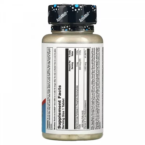 KAL B-6 B-12 Folic Acid Berry 3/1000/680mcg ³����� B-6 B-12 ��볺�� ������� � ������ ���