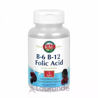 KAL B6 B12 Folic acid Lozenge ³ B-6 B-12 볺     