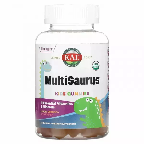 KAL Kids Multisaurus Gummies Lemon Orange & Strawberry �������������� ��� ����� ����������� ������� �� ������ ������,��������� � ��������