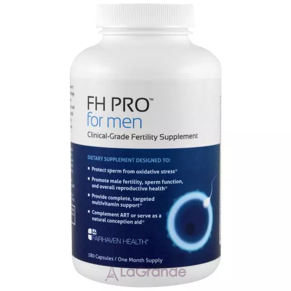 Fairhaven Health FH Pro for Men Clinical-Grade Fertility Supplement �������������� �������� ��� ������