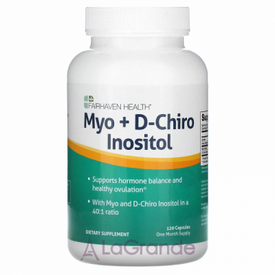 Fairhaven Health Myo + D-Chiro Inositol ̳- + D- 