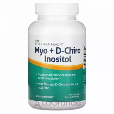 Fairhaven Health Myo + D-Chiro Inositol - + D- 