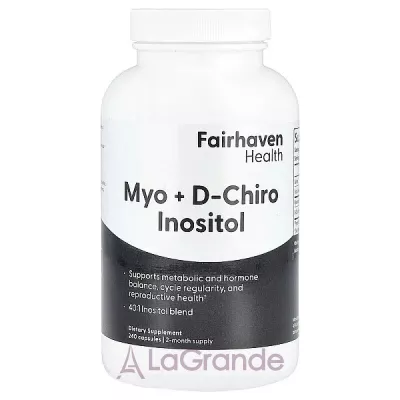Fairhaven Health Myo + D-Chiro Inositol   