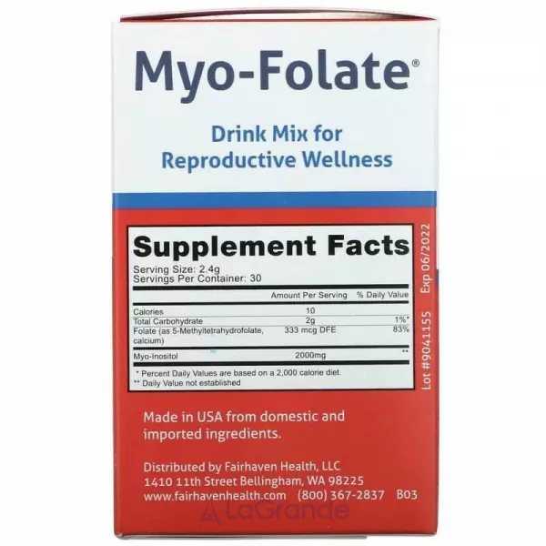 Fairhaven Health Myo-Folate ̳�-����� ��� �����������