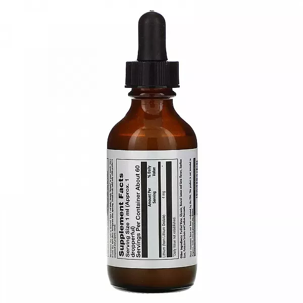 KAL Lithium Orotate Drops Natural Lemon Lime Flavor ������ ��� � ������ �����-���� ��������������, ��������� �� ��������������� 䳿