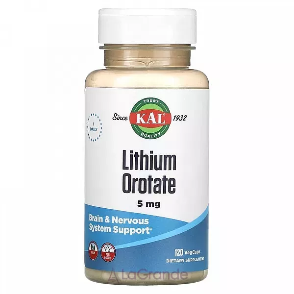 KAL Lithium Orotate 5 mg ������ ��� ��� �������� ����� �� ���������� �������� ���������� �������������