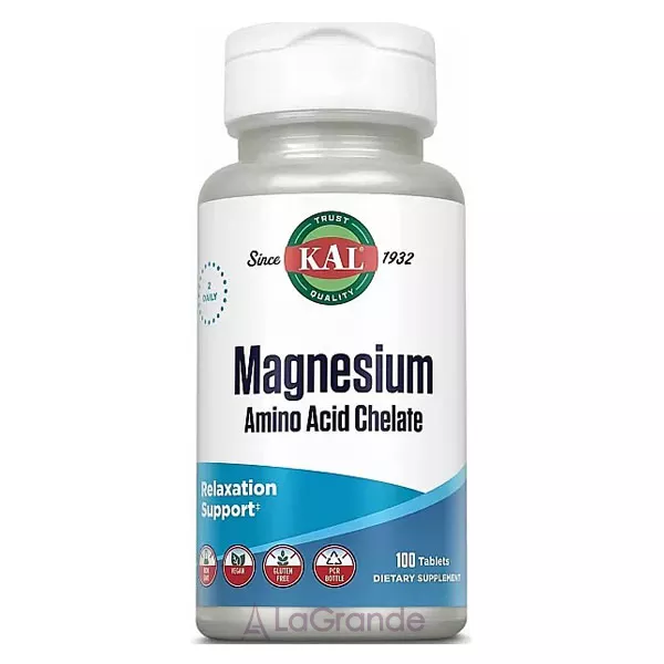 KAL Magnesium Chelated 220 mg ������ ����� ��� ��������� �������� ������