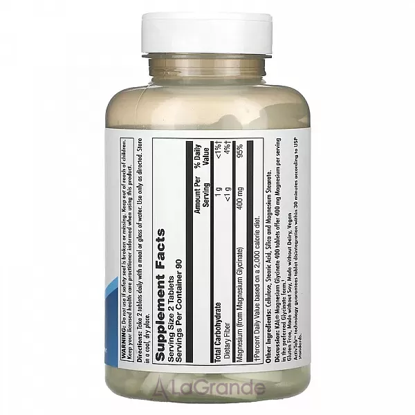 KAL Magnesium Glycinate 400 400 mg ������ �������� �������� ������� ��������