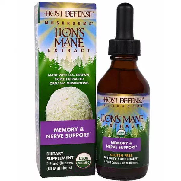 Fungi Perfecti Host Defense Mushrooms Lion's Mane Extract ������ �����������, �������� ��� ������