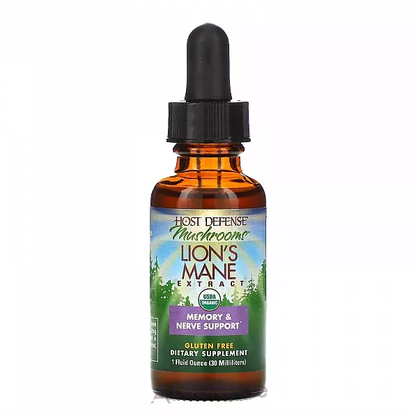 Fungi Perfecti Host Defense Mushrooms Lion's Mane Extract ������ �����������, �������� ��� ������
