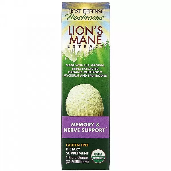 Fungi Perfecti Host Defense Mushrooms Lion's Mane Extract ������ �����������, �������� ��� ������