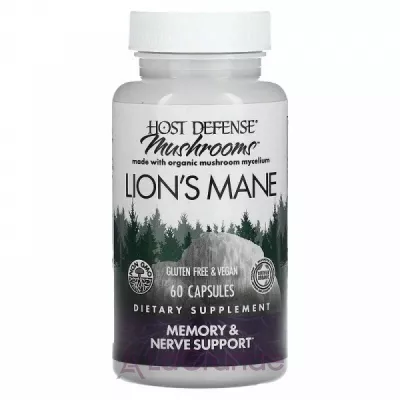 Fungi Perfecti Host Defense Mushrooms Lion's Mane  ,    