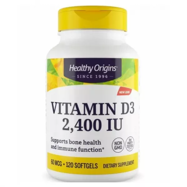 Healthy Origins Vitamin D3 2,400 IU ³���� �3 2,400 �� � ��������