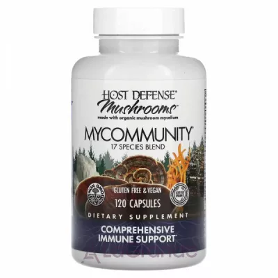Fungi Perfecti Host Defense Mushrooms MyCommunity Comprehensive Immune Support ϳ 