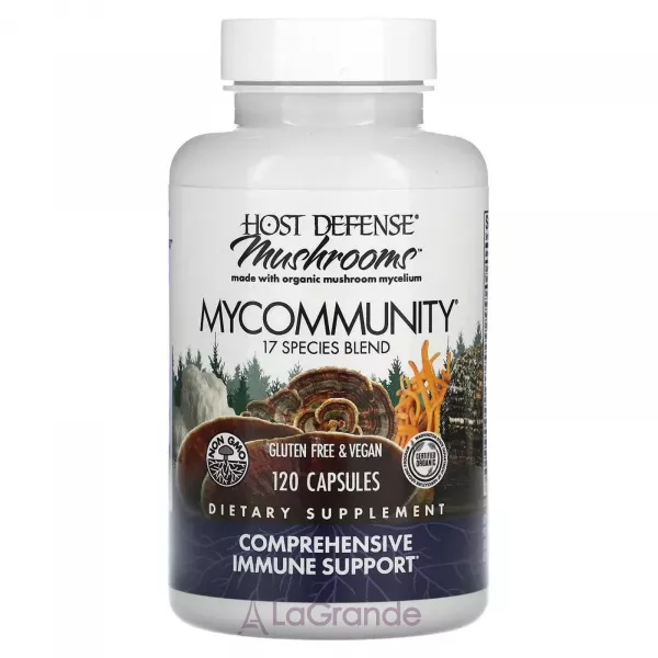 Fungi Perfecti Host Defense Mushrooms MyCommunity Comprehensive Immune Support ��������� ����������