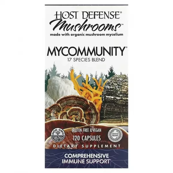 Fungi Perfecti Host Defense Mushrooms MyCommunity Comprehensive Immune Support ��������� ����������