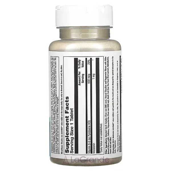 KAL Melatonin Chocolate Mint Natural Flavor 1 mg ��������� ��� ��������� ��� �� ������ ���� � ��������