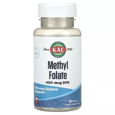 KAL Methyl Folate 400 mcg     -   