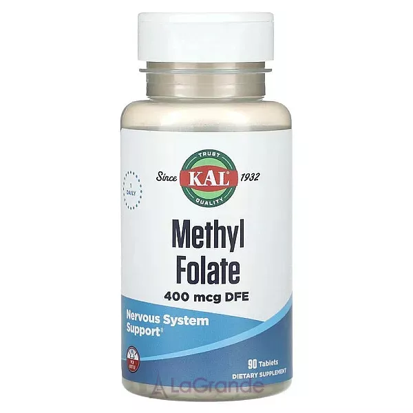 KAL Methyl Folate 400 mcg ���������� ��� �������� ������'� �������-������� �� ������� ������