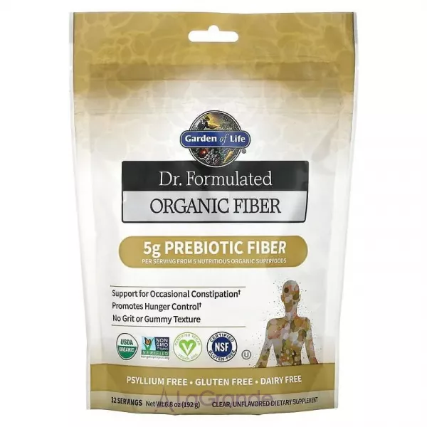 Garden of Life Dr. Formulated Organic Fiber Prebiotic Fiber ��������� ��������������