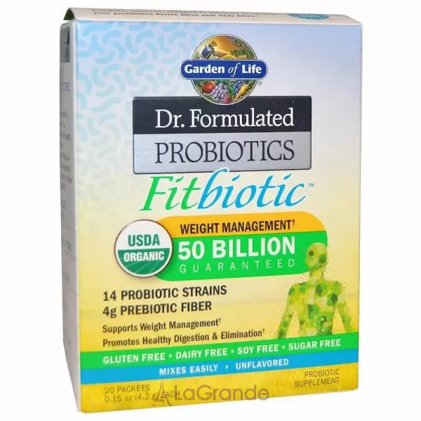 Garden of Life Dr. Formulated Probiotics Fitbiotic ���������� 50 ���� ���