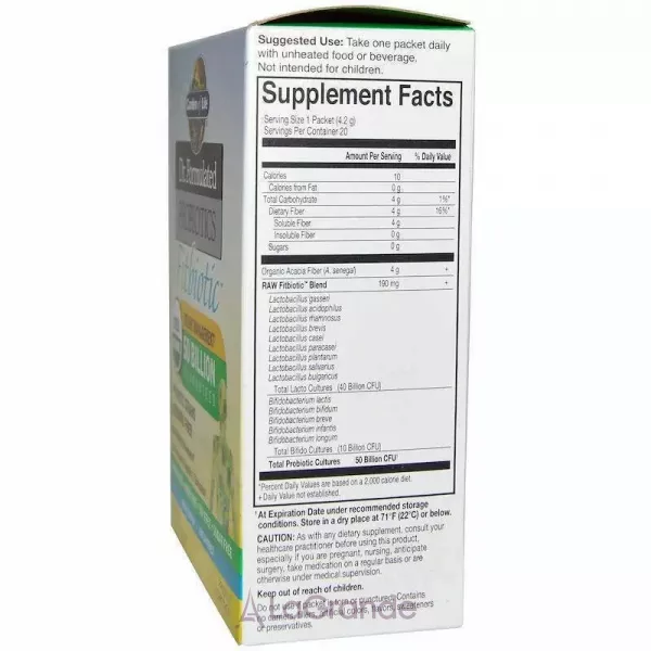 Garden of Life Dr. Formulated Probiotics Fitbiotic ���������� 50 ���� ���