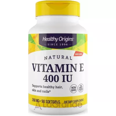 Healthy Origins Vitamin E 400 IU ³ E 400   