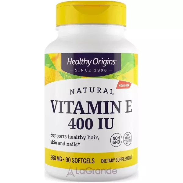 Healthy Origins Vitamin E 400 IU ������� E 400 �� � ��������