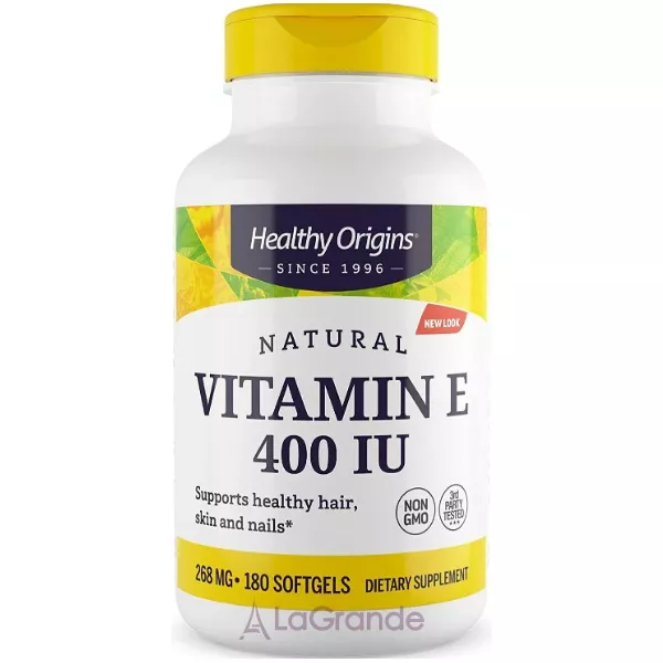 Healthy Origins Vitamin E 400 IU ������� E 400 �� � ��������