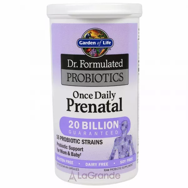 Garden of Life Dr. Formulated Probiotics Once Daily Prenatal ���������� ��� ���������� � �������� ���