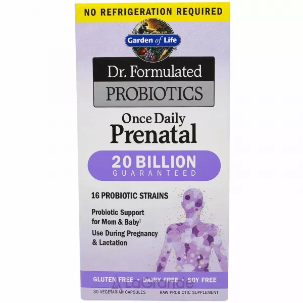 Garden of Life Dr. Formulated Probiotics Once Daily Prenatal ���������� ��� ���������� � �������� ���