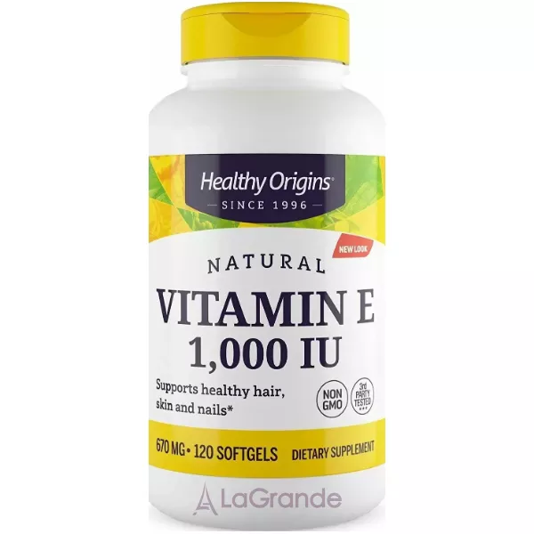 Healthy Origins Vitamin E 1,000 IU ������� E 1,000 �� � ��������